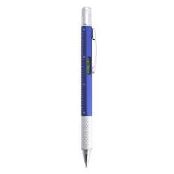 Ручка с мультиинструментом SAURIS, синий, пластик, металл (синий)