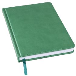 Ежедневник недатированный Bliss,  формат А5, в линейку (зеленый)