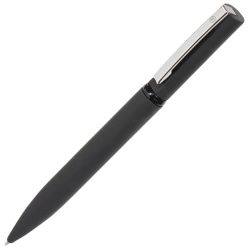 Ручка шариковая MIRROR, покрытие soft touch (черный)