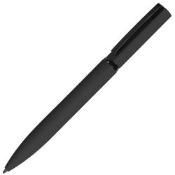 Ручка шариковая MIRROR BLACK, покрытие soft touch (черный)