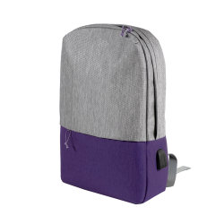 Рюкзак BEAM (серый, фиолетовый)