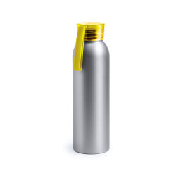 Бутылка для воды TUKEL,  алюминий, пластик (желтый)