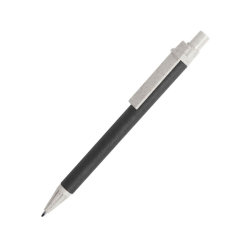 SALCEN, ручка шариковая, рециклированный картон, пластик с пшеничным волокном (черный)
