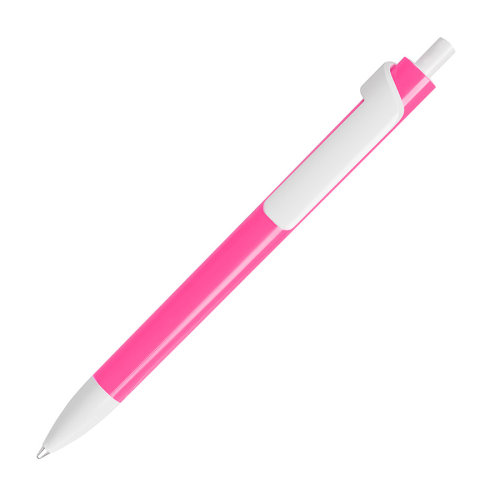 Ручка шариковая FORTE NEON (розовый, белый)