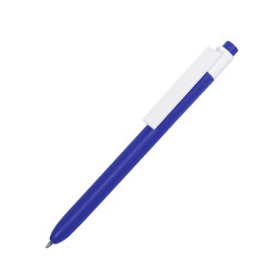 Ручка шариковая RETRO, пластик
 (синий, белый)