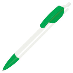 Ручка шариковая TRIS (белый, зеленый)