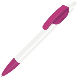 Ручка шариковая TRIS (розовый, белый)