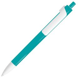 Ручка шариковая FORTE (бирюзовый, белый)