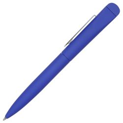 Ручка с флешкой IQ, 4 GB (синий, серебристый)