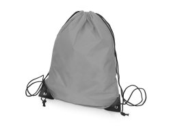 Рюкзак-мешок на шнуровке Reviver из переработанного пластика, серый
